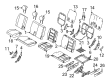 Ford Taurus X Seat Cover Diagram - 8A4Z-7463804-FA