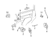2003 Lincoln Town Car Door Hinge Diagram - 6W1Z-5426800-A