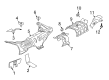 Lincoln Exhaust Heat Shield Diagram - NL1Z-5G221-B