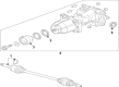 2022 Ford Edge Drive Shaft Diagram - K2GZ-4R602-C