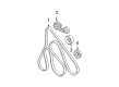 Mercury Serpentine Belt Diagram - 4L2Z-8620-A