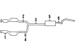 Mercury Grand Marquis Catalytic Converter Diagram - F5AZ-5E212-B