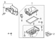 Mercury Air Intake Coupling Diagram - 9G1Z-9B659-B