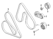 Ford Serpentine Belt Diagram - FL3Z-8620-A
