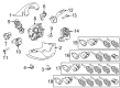 2017 Ford Transit Connect Steering Column Cover Diagram - AM5Z-3530-AA