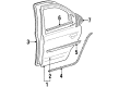 Ford Contour Door Moldings Diagram - YS9Z-5425532-BTPM