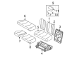 2005 Ford Focus Seat Cushion Diagram - 7S4Z-5463840-A