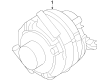 2013 Ford Escape Alternator Pulley Diagram - CV6Z-10344-A