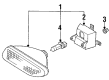 Ford Escort Fog Light Diagram - F7CZ15200AF
