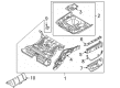 2008 Mercury Sable Floor Pan Diagram - 8G1Z-5411215-BA