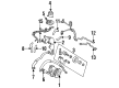 Mercury Power Steering Pump Diagram - F5XZ-3A674-AA