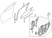 2008 Ford Taurus X Window Run Diagram - 8F9Z-7421597-A