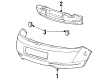 Mercury Cougar Bumper Diagram - F8RZ-17906-CA
