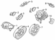2022 Lincoln Navigator Car Speakers Diagram - LC5Z-18808-E
