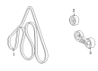Ford Excursion Serpentine Belt Diagram - 3C7Z-8620-AC