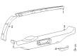 2004 Ford Excursion Weather Strip Diagram - 2C7Z-7842410-AAA