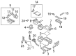 2012 Ford F-150 Center Console Base Diagram - CL3Z-15045A76-PA
