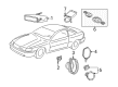 2004 Ford Mustang Car Speakers Diagram - YR3Z-18808-AA