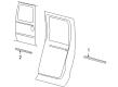 Ford Excursion Door Moldings Diagram - 1C7Z-78101A04-APTM