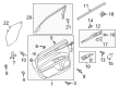 Ford Police Responder Hybrid Door Moldings Diagram - KS7Z-5425504-AA