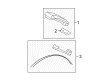 Ford Focus TPMS Sensor Diagram - 6F2Z-1A193-B