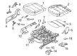 Ford Maverick Seat Cover Diagram - NZ6Z-6062900-CA