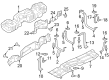 2021 Ford F-250 Super Duty Fuel Tank Strap Diagram - -W720664-S439