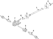 Lincoln Universal Joint Diagram - L1MZ-4635-A
