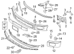 Ford License Plate Diagram - FL3Z-17A385-B