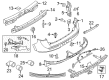 Lincoln MKX Bumper Diagram - BA1Z-17K835-BPTM