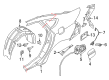 Ford Fuel Door Diagram - DG9Z-54405A26-A