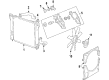 2005 Mercury Mountaineer Engine Cooling Fan Diagram - 1L2Z-8C607-AC