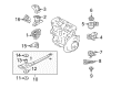 2004 Ford Escape Engine Mount Bracket Diagram - YL8Z-6061-AA