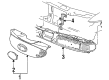 1997 Ford Contour Grille Diagram - F5RZ8200L