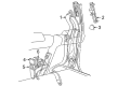Mercury Grand Marquis Seat Belt Diagram - 9W7Z-5460044-AC