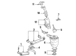 Mercury Grand Marquis Axle Support Bushings Diagram - F8AZ-5A638-BA