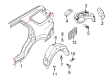 2014 Ford Police Interceptor Utility Wheelhouse Diagram - BB5Z-7828370-B