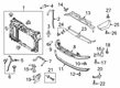 2018 Ford Fiesta Radiator Support Diagram - CE8Z-16138-C