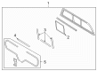 2008 Lincoln Mark LT Weather Strip Diagram - 6L3Z-1542052-A