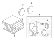 2008 Ford Explorer Sport Trac Car Speakers Diagram - 7A2Z-18C804-A