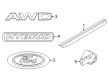 Ford Maverick Emblem Diagram - NZ6Z-16605-A