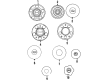 Ford Ranger Wheel Cover Diagram - F57Z-1130-CC