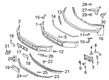 Ford License Plate Diagram - JL3Z-17A385-BA