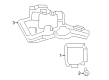 2014 Ford Transit Connect Parking Assist Distance Sensor Diagram - FV6Z-14C689-A