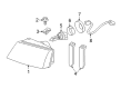 Mercury Headlight Diagram - 6W3Z-13008-BA