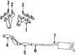 Ford Taurus Catalytic Converter Diagram - F6DZ-5F250-KK