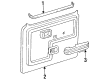 1997 Ford F-250 HD Weather Strip Diagram - F3TZ-3525860-A