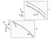 2023 Ford Mustang Window Run Diagram - FR3Z-6321597-B
