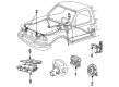 Ford F-350 Air Bag Control Module Diagram - F4PZ-14B056-A