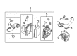 Mercury Air Intake Coupling Diagram - 9L8Z-9B659-AC